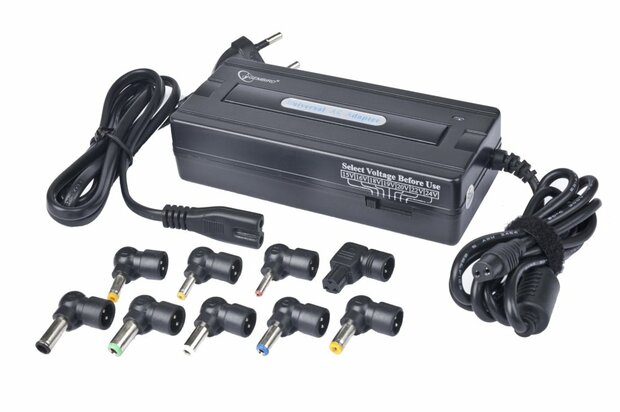 Gembird NPA-AC1-GS | Universele Notebook Lader | 90 Watt | 2.2 Meter
