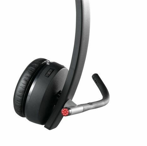 Logitech H820e | Draadloze Mono On-Ear Headset | Zwart