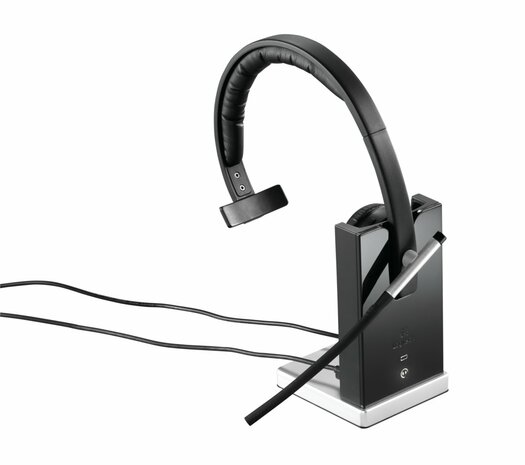 Logitech H820e | Draadloze Mono On-Ear Headset | Zwart