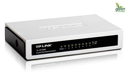 *TP-LINK TL-SF1008D 8-Port 10/100Mbps Desktop Switch