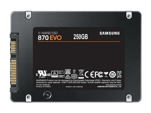 Samsung 870 EVO | 250GB SATA SSD | 2.5'' | 560MB/s