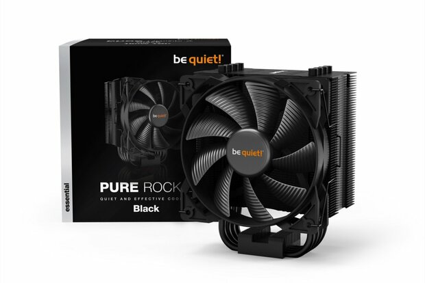 be quiet! Pure Rock 2 | 150W TDP | 155mm Hoogte | 120mm Fan | CPU Luchtkoeler