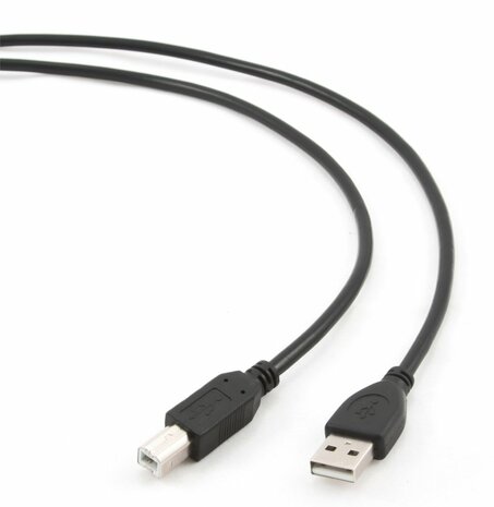 Gembird CCP-USB2-AMBM-6 | USB 2.0 Kabel | USB-A naar USB-B | 1,82m | Zwart