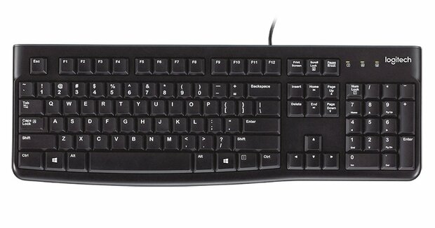 Logitech Keyboard K120 Business Retail / zwart
