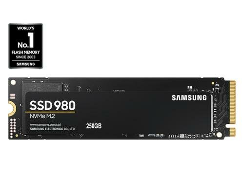 Samsung 980 | 250GB NVMe SSD | M.2 | Gen3 | 2.900MB/s