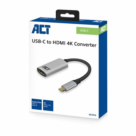 ACT AC7010 USB-C naar HDMI adapter