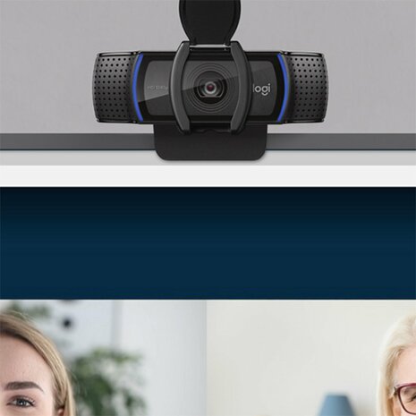 Logitech C920s PRO | 1080p 30FPS USB Webcam met Microfoon