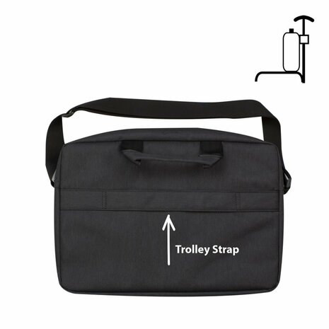 ACT Metro 15.6" Laptop Bailhandle Tas | Zwart