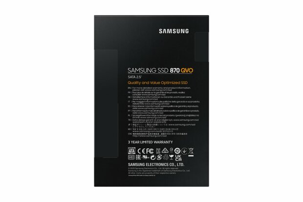 Samsung 870 QVO - 2.5 inch Interne SSD - 2TB