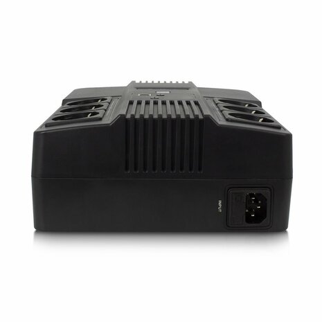 ACT AC2300 Line-Interactive UPS | 600 VA | 6 Stopcontacten (3 op Accu) | AVR Spanningstabilisatie | Netspanningsbeveiliging