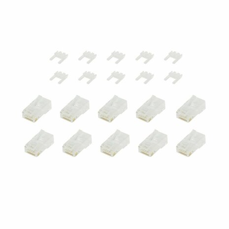ACT AC4115 UTP Cat6 Modulaire Connector | RJ45 | Zip Bag Verpakking