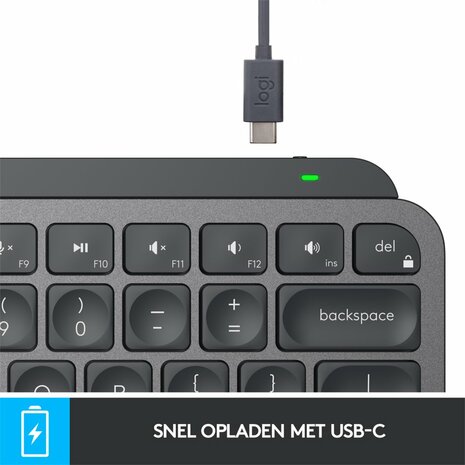 Logitech MX Keys Mini | Minimalist Wireless Illuminated Keyboard