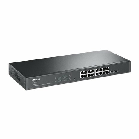 TP-LINK TL-SG2218 netwerk-switch Managed L2/L2+ Gigabit Ethernet (10/100/1000) Zwart