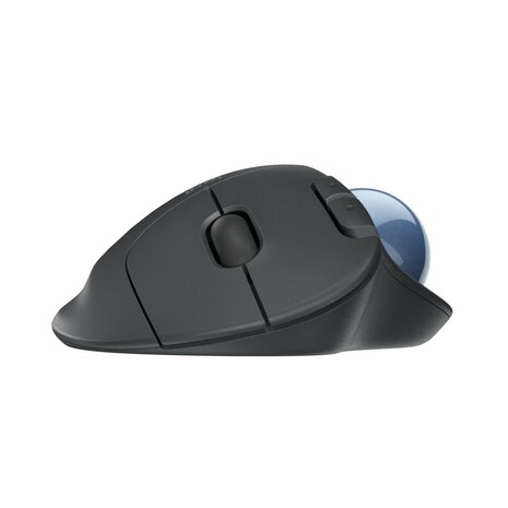 Logitech M575 Ergo Trackball for Business | Ergonomische Draadloze Muis | RF-Draadloos + Bluetooth | 2000 DPI | Grafiet