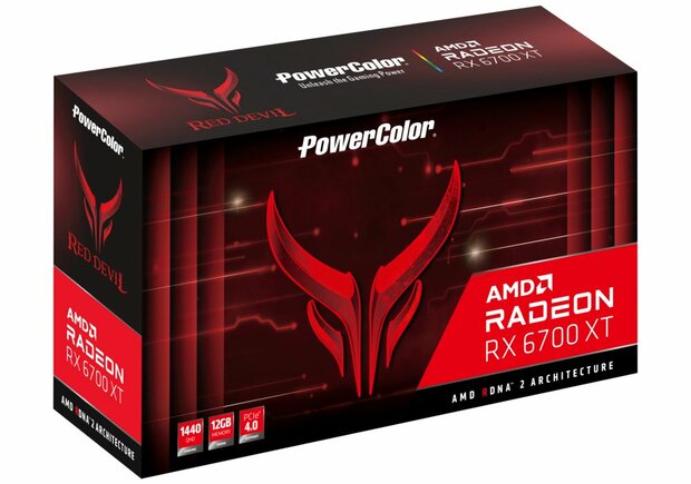 VGA PowerColor Red Devil AMD Radeon RX 6700XT 12 GB GDDR6