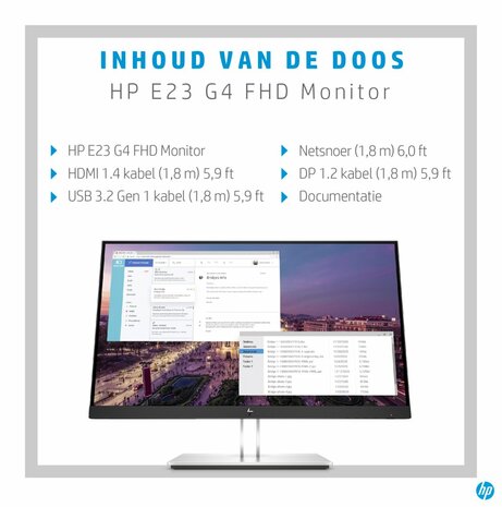 HP E-Series E23 G4 23" | 1920x1080 IPS | 60Hz | Monitor