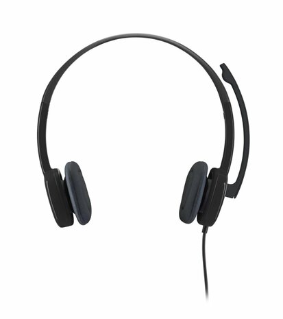 Logitech Stereo Headset voor meerdere apparaten met bediening op de draad