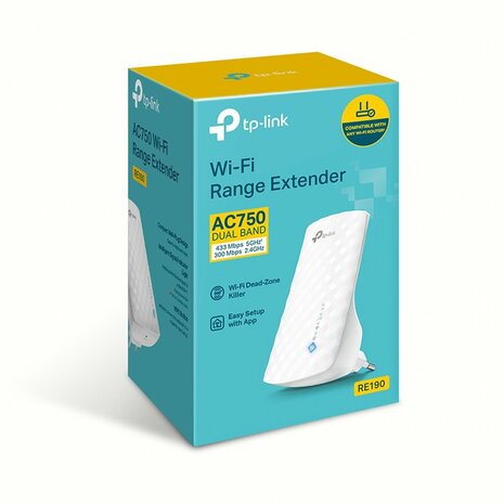 TP-LINK RE190 netwerkextender Wit