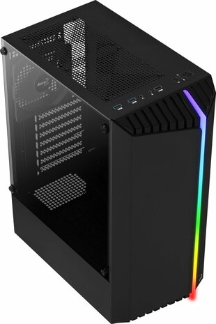 CASE Aerocool Bionic V1 MicroATX Gehard GLAS 1XUSB3.2 / RGB