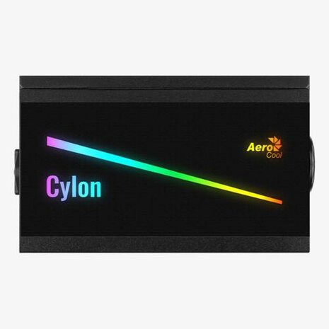 Aerocool PSU Cylon 700W 80 PLUS Soft, black, flat cables/ RGB