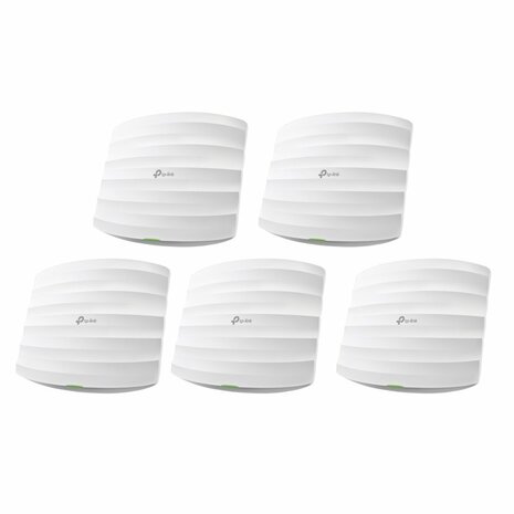TP-Link Omada EAP245 Access Point (5 Pack) | Wifi 5 | Power over Ethernet (PoE) | 1750 Mbit/s | Inclusief Plafond- en Muurmontagebeugel