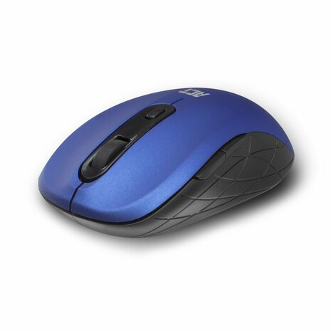 ACT AC5140 | Ambidextrous Draadloze Muis | RF-Draadloos | 1600 DPI | Blauw/Zwart