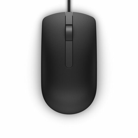 Dell MS116 | Ambidextrous Bedrade Muis | USB-A | 1000 DPI | Zwart