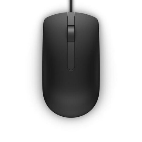 Dell MS116 | Ambidextrous Bedrade Muis | USB-A | 1000 DPI | Zwart