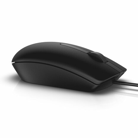 Dell MS116 | Ambidextrous Bedrade Muis | USB-A | 1000 DPI | Zwart