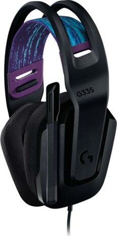 Logitech G335 | On-Ear Gaming Headset 3,5mm Connector | Zwart