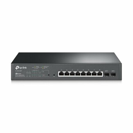 TP-LINK TL-SG2210MP netwerk-switch Gigabit Ethernet (10/100/1000) Power over Ethernet (PoE) Zwart