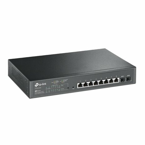 TP-LINK TL-SG2210MP netwerk-switch Gigabit Ethernet (10/100/1000) Power over Ethernet (PoE) Zwart