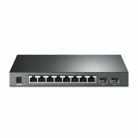 TP-LINK TL-SG2210P Managed L2 Gigabit Ethernet (10/100/1000) Power over Ethernet (PoE) Zwart