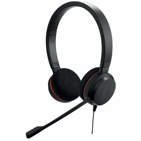 Jabra Evolve 20 MS | Bedraade On-Ear USB Headset | Zwart