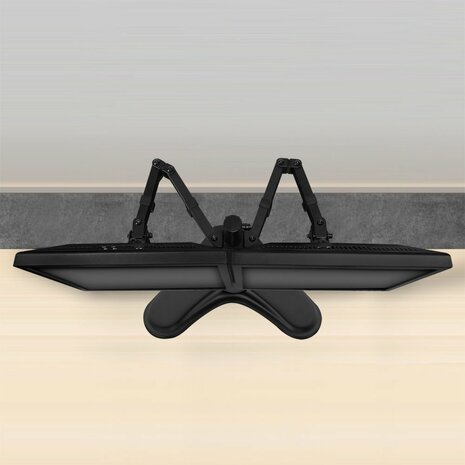 ACT AC8320 | Verstelbare Monitor-bureausteun | Tot 32" | Max 8kg | VESA 100x100 | 2 Monitoren