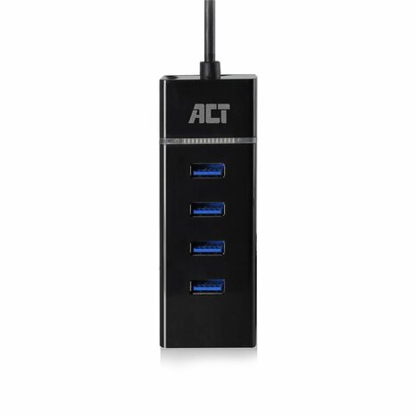 ACT AC6415 | Interface Hub | USB 3.2 Gen 1 (3.1 Gen 1) Type-C | 5000 Mbit/s | Zwart