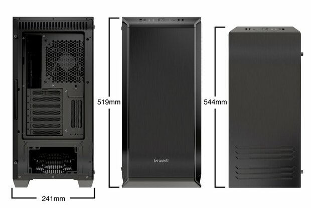 be quiet! Dark Base 700 | Midi Tower Case | Zwart