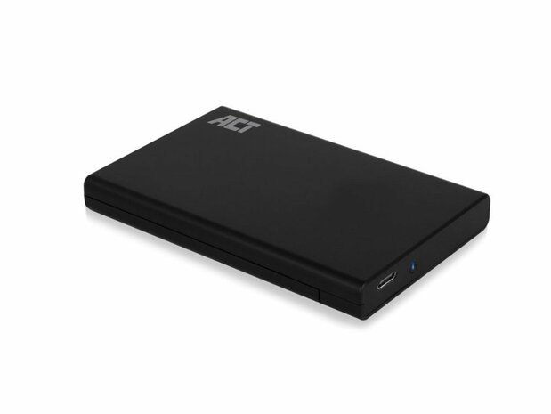 ACT AC1225 behuizing voor opslagstations HDD-/SSD-behuizing Zwart 2.5"