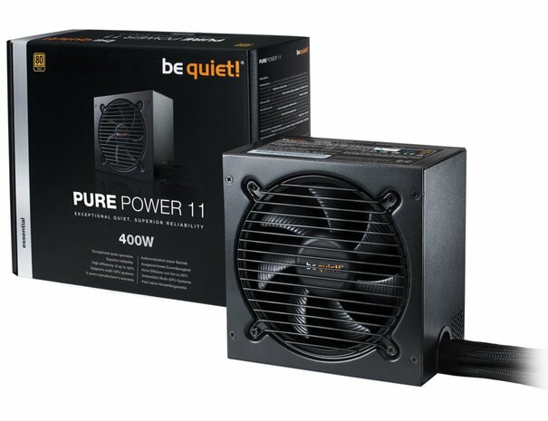 be quiet! Pure Power 11 | 400 Watt Gold ATX PSU | Power Supply | Voeding
