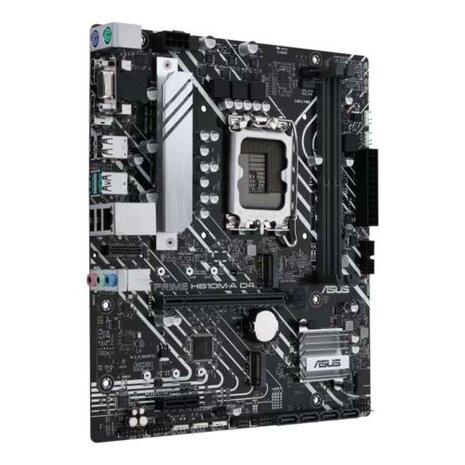 ASUS PRIME H610M-A D4-CSM | Socket LGA 1700 | Intel H610 | 2xDDR4 | Micro-ATX | Moederbord