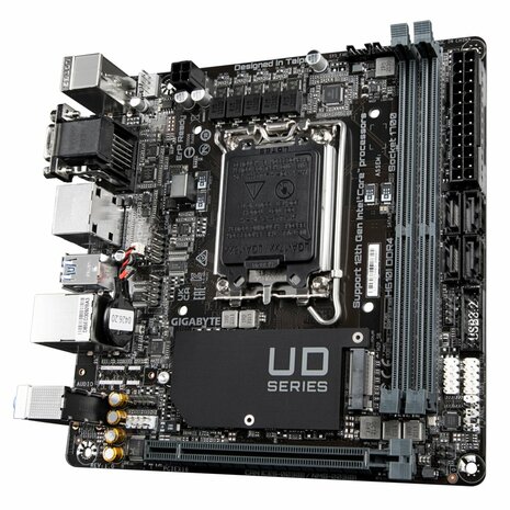 Gigabyte H610I DDR4 | Socket LGA 1700 | Intel H610 | 2xDDR4 | Mini-ITX | Moederbord