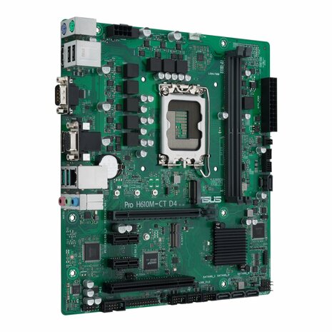 ASUS PRO H610M-C D4-CSM | Socket LGA 1700 | Intel H610 | 2xDDR4 | Micro-ATX | Moederbord