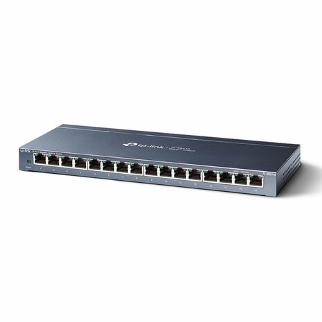 TP-Link TL-SG116 Unmanaged L2 Gigabit Ethernet (10/100/1000) Zwart