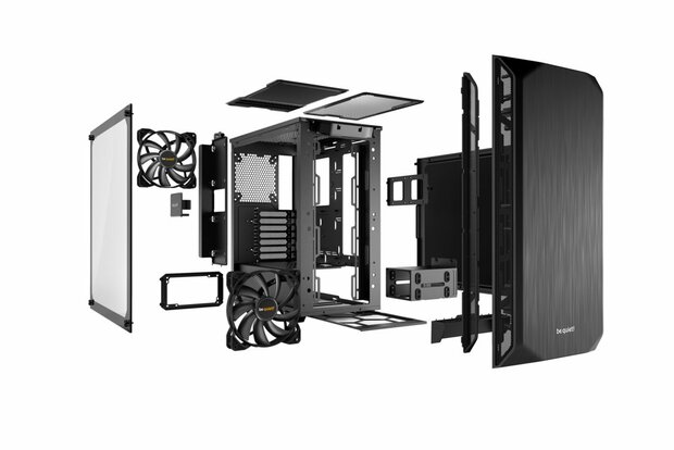be quiet! Pure Base 500 Window | Midi Tower Case | Zwart