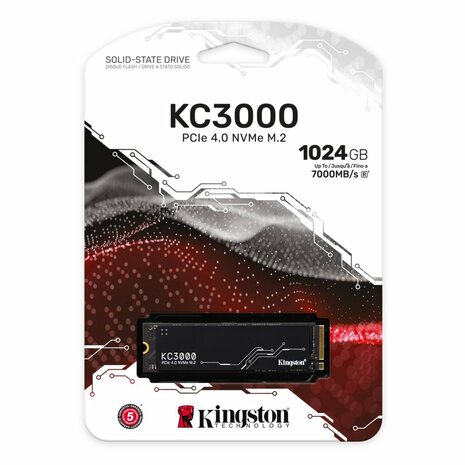 Kingston Technology KC3000 M.2 1024 GB PCI Express 4.0 3D TLC NVMe