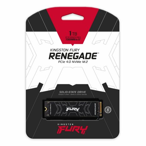 Kingston Fury Renegade | 1TB NVMe SSD | M.2 | Gen4 | 7.300MB/s