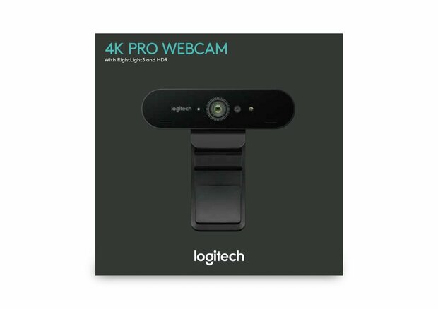 Logitech Brio webcam 13 MP 4096 x 2160 Pixels USB 3.2 Gen 1 (3.1 Gen 1) Zwart