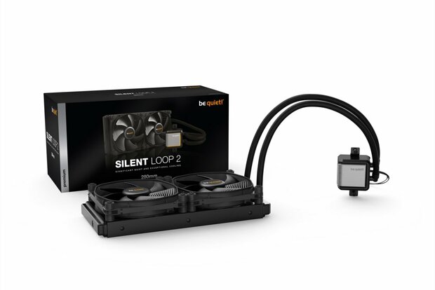 be quiet! SILENT LOOP 2 280mm Processor Alles-in-één vloeistofkoeler 14 cm Zwart 1 stuk(s)