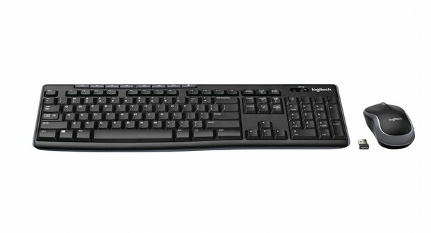 Logitech Wireless Combo MK270 toetsenbord Inclusief muis USB QWERTZ Duits Zwart