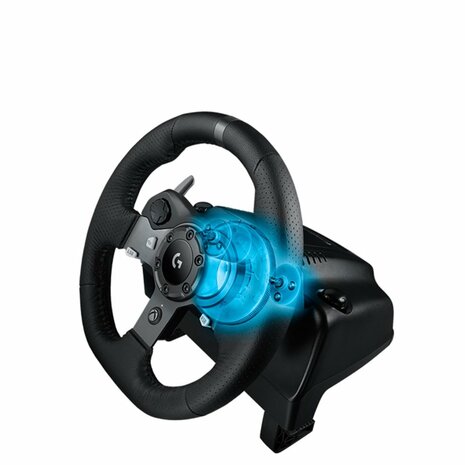 Logitech G G920 Driving Force Zwart USB 2.0 Stuurwiel + pedalen Analoog/digitaal PC, Xbox One, Xbox Series S, Xbox Series X